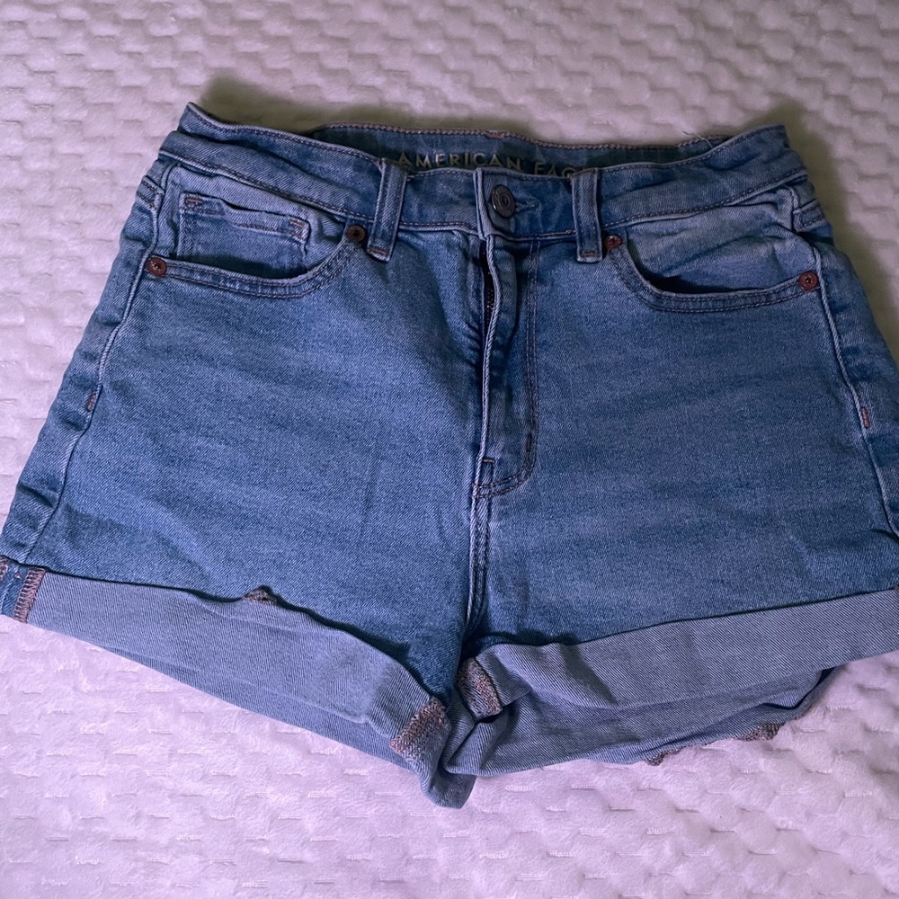 American Eagle Outfitters Light Blue Jean Shorts